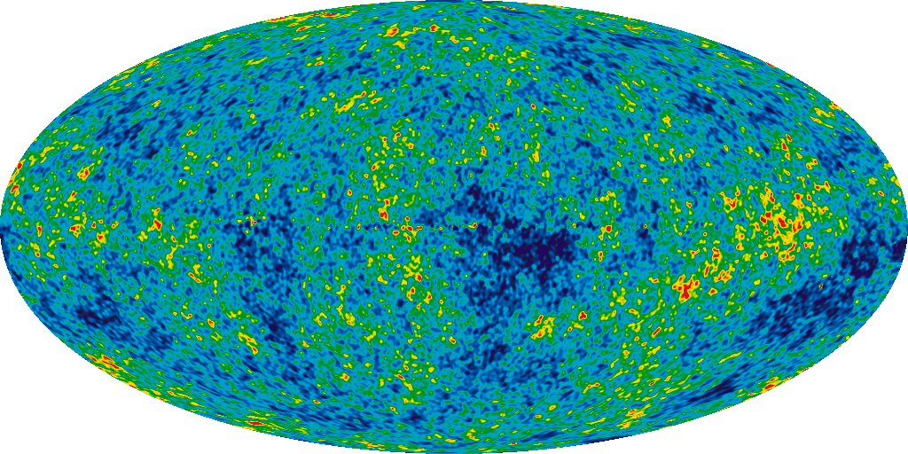 Heat map of the infant universe