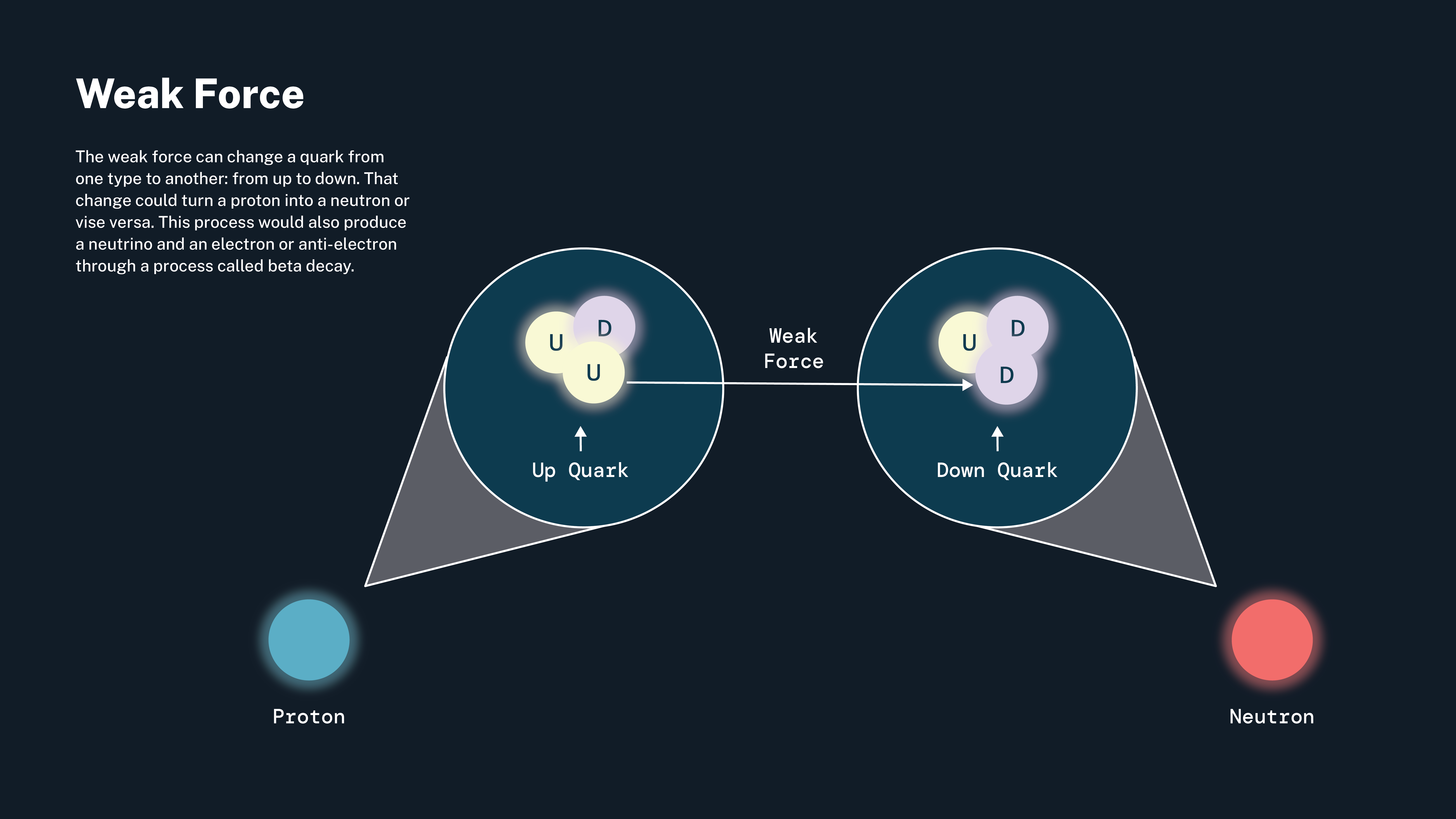 four fundamental forces diagram